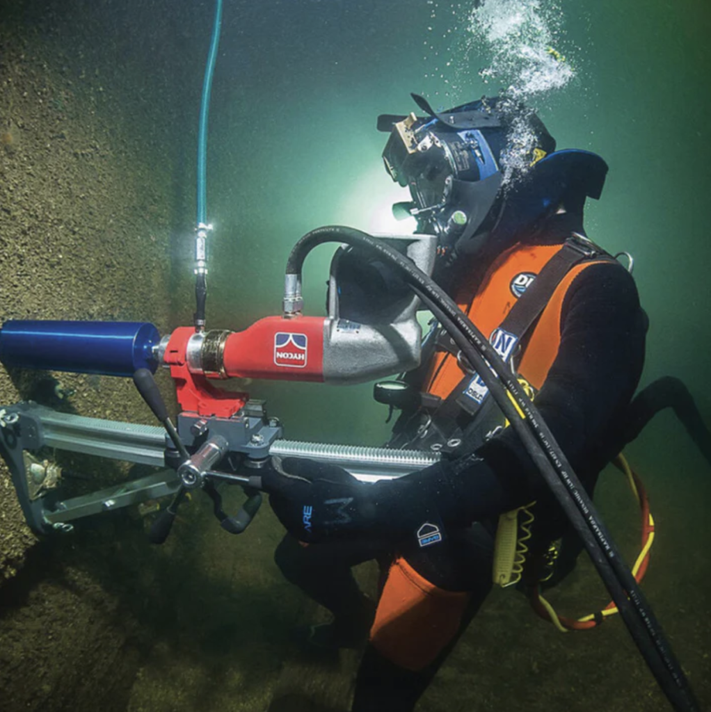 Underwater coring services