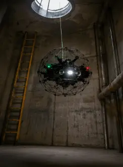 Confined Space Inspections using a drone inside a tunnel