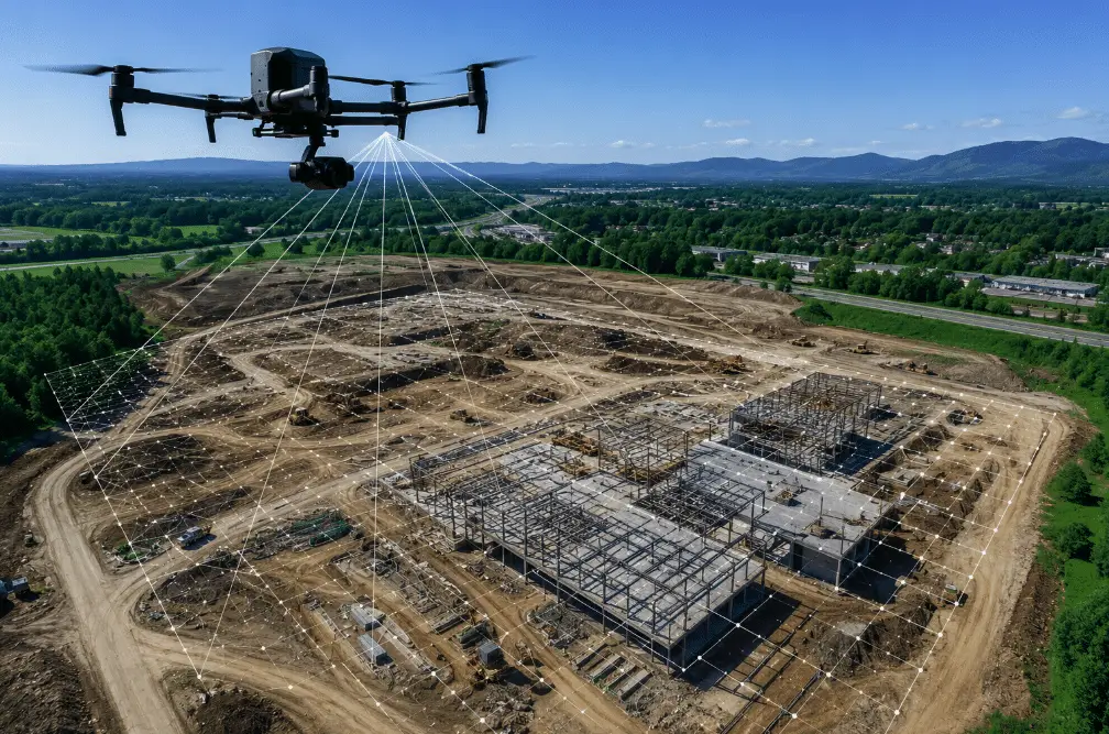 Aerial Lifting & Transport mission planning over a construction worksite