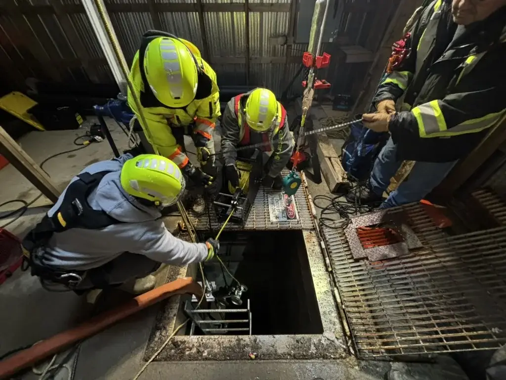 Contaminated Diving Services inside process infrastructure