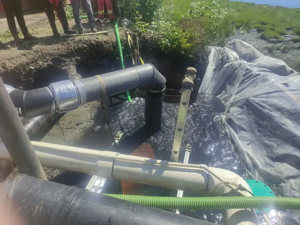 Contaminated Diving Services for a municipal wastewater system