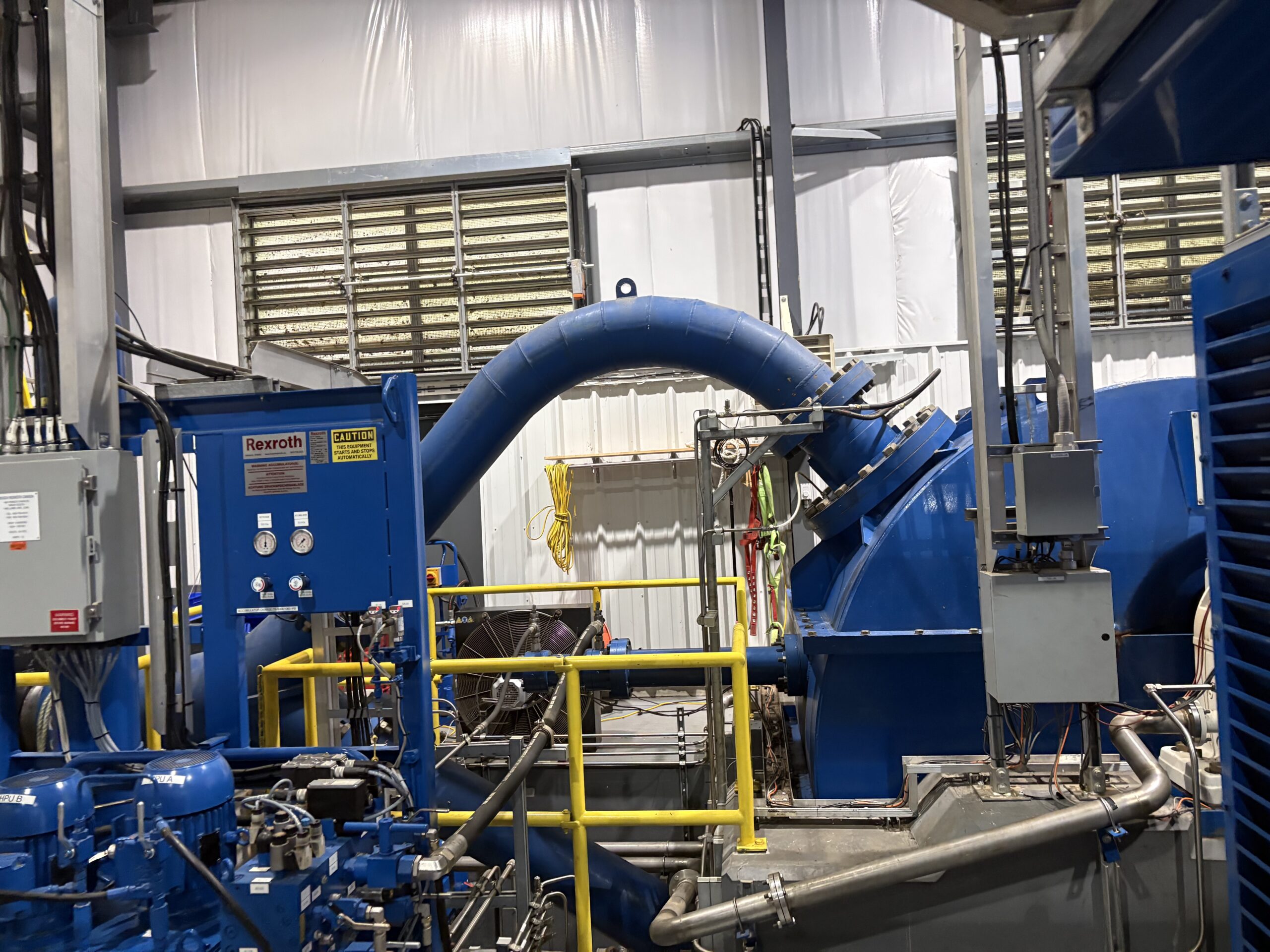 Hydroelectric pressure piping and machinery prepared for penstock inspection