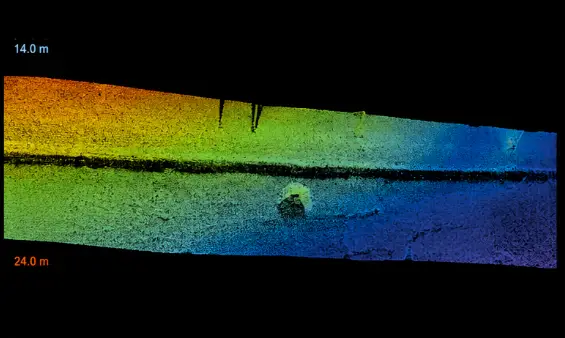 Bathymetric LiDAR Services processing and quality-control display